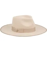 Angela & William Women's Wide Brim Felt Rancher Fedora Hat