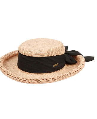 Angela & William Women's Beach Sun Straw Floppy Hat