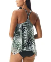 Coco Reef Printed Mesh Bra Sized Tankini Top Bottoms