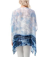 Marcus Adler Women's Lightweight Ombre Tie Dye Kimono Wrap