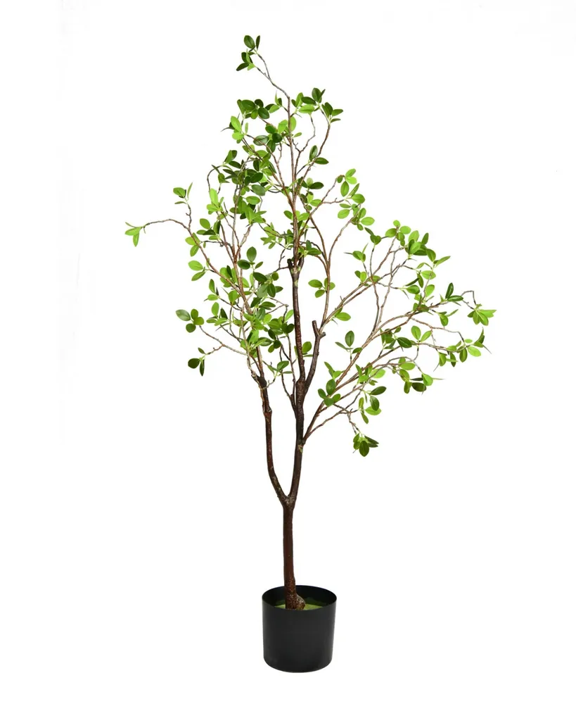 Artificial Linden Tree Branches: Realistic Fake Leaves for Plant