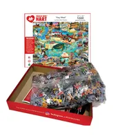 Hart Puzzles Key West 24" x 30" By Kate Ward Thacker Set, 1000 Pieces