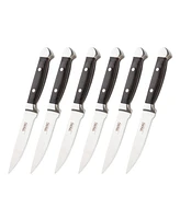 Viking 6 Piece Pakkawood Steak Knife Set with Box