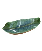 Avanti Viva Palm Leaf Cut-Out Resin Bathroom Tray