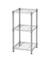 Honey Can Do 3-Tier Adjustable Shelving Unit, 30"