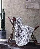 Wrangler Canyon Ikat Ultra Soft Plush Fleece Throw, 60" x 50"