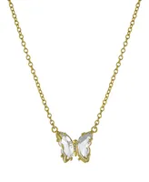 Women's Crystal Butterfly Necklace