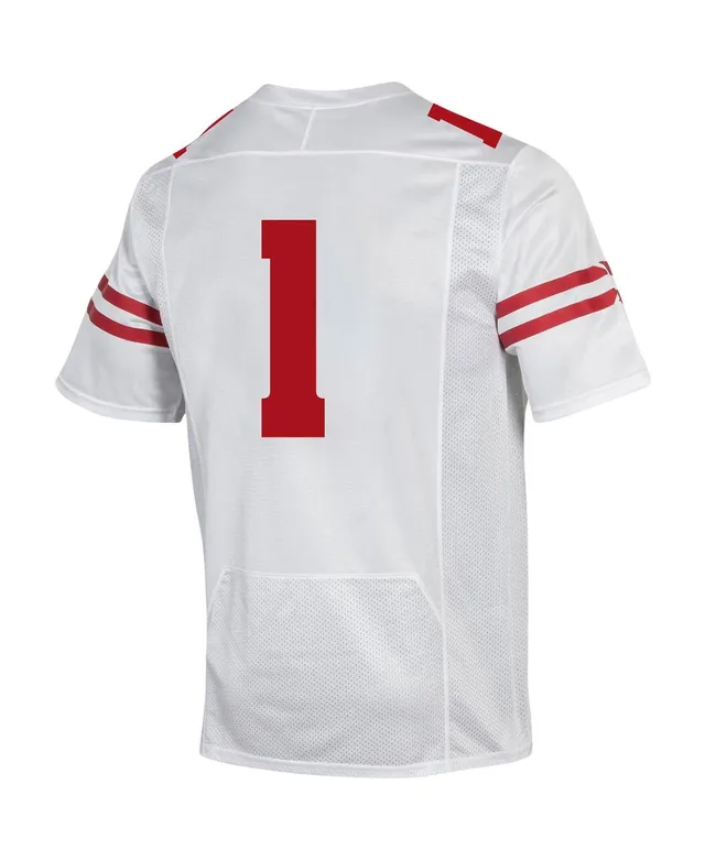 Wisconsin Badgers Under Armour Red Russell Wilson Replica NFLPA Jersey