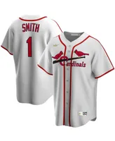 Men's Nike Ozzie Smith White St. Louis Cardinals Home Cooperstown Collection Player Jersey