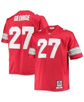 Men's Mitchell & Ness Eddie George Scarlet Ohio State Buckeyes Big and Tall Legacy Alumni Jersey