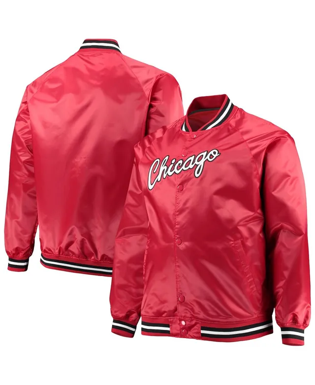 Mitchell & Ness Men's White Los Angeles Dodgers City Collection Satin  Full-Snap Varsity Jacket - Macy's