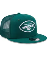 Men's New Era Green New York Jets Classic Trucker 9FIFTY Snapback Hat