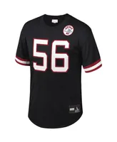 Men's Mitchell & Ness Lawrence Taylor Black New York Giants Retired Player Name and Number Mesh Top