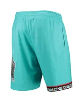 Men's Mitchell & Ness Turquoise Vancouver Grizzlies 1996 Hardwood Classics 75th Anniversary Swingman Shorts