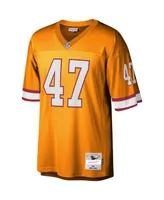 Men's Mitchell & Ness John Lynch Orange Tampa Bay Buccaneers Legacy Replica Jersey