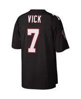 Men's Mitchell & Ness Michael Vick Black Atlanta Falcons Legacy Replica Jersey