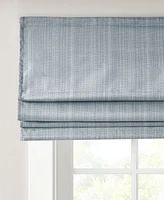 Madison Park Basketweave Room Darkening Cordless Roman Shade, Single Panel for Bedroom, Thermal Insulated Window Blind Treatment for Living Room, Widt