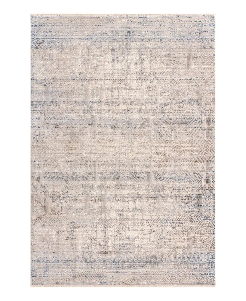 Closeout! Bayshore Home High-Low Pile Iyer IYE04 5'3" x 7'9" Area Rug