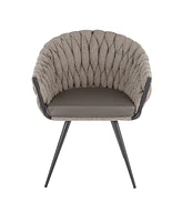 Lumisource Braided Matisse Contemporary Chair