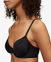 Calvin Klein Women's Sheer Marquisette Lightly Lined Demi Bra QF6068