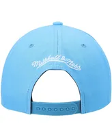 Men's Mitchell & Ness Powder Blue Los Angeles Lakers Hardwood Classics Team Ground 2.0 Snapback Hat