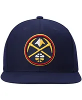 Men's Mitchell & Ness Navy Denver Nuggets Ground 2.0 Snapback Hat