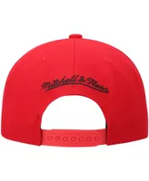 Men's Mitchell & Ness Red and Black Houston Rockets Team Two-Tone 2.0 Snapback Hat