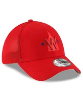 Men's New Era Red Washington Nationals 2022 Batting Practice 39THIRTY Flex Hat