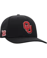 Men's Top of the World Black Oklahoma Sooners Reflex Logo Flex Hat