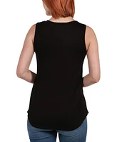 24seven Comfort Apparel V Neck Tunic Tank Top