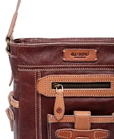 Old Trend Women's Genuine Leather Leeds Castle Crossbody Bag