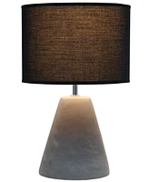 Simple Designs Pinnacle Concrete Table Lamp