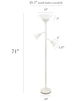 Elegant Designs 3 Light Floor Lamp