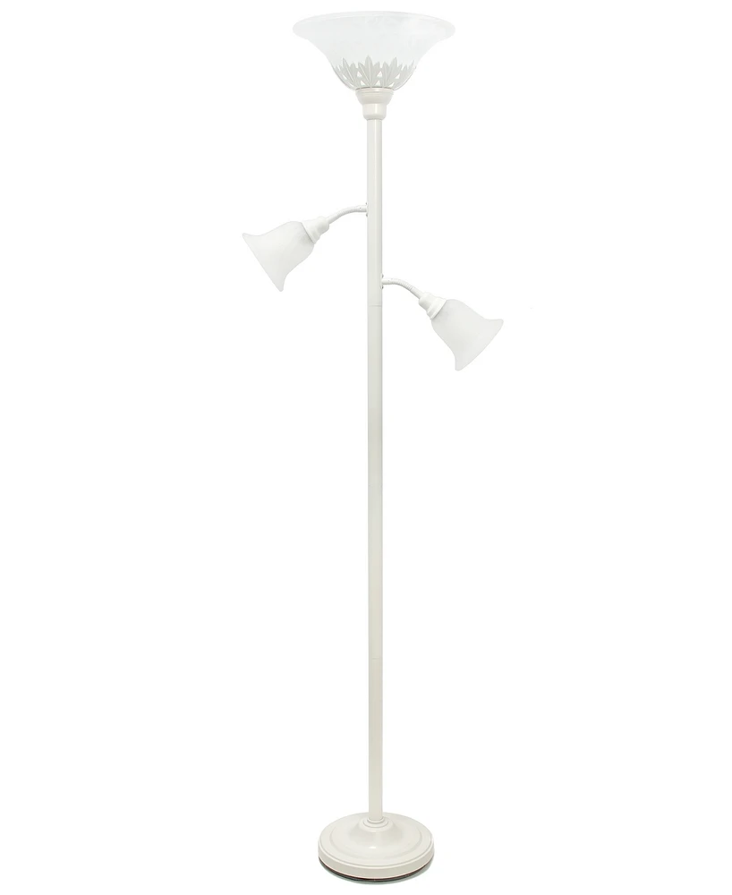 Elegant Designs 3 Light Floor Lamp