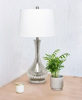 Lalia Home Speckled Mercury Tear Drop Table Lamp