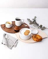 Noritake Kona Wood Wave Serving Tray, 16.75"