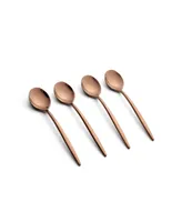 Cambridge Silversmiths Gaze Copper Mirror Demi Spoon Set, 4 Piece