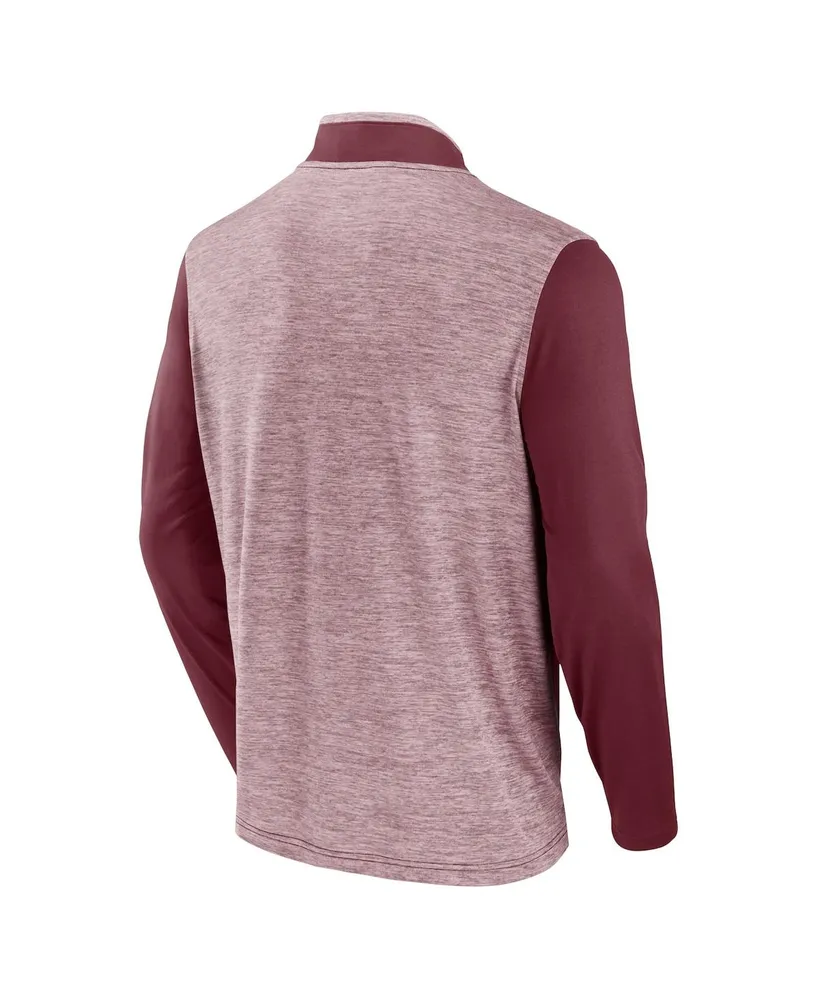 Men's Fanatics Maroon Texas A&M Aggies Recharged Quarter-Zip Jacket