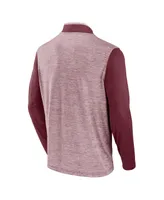 Men's Fanatics Maroon Texas A&M Aggies Recharged Quarter-Zip Jacket