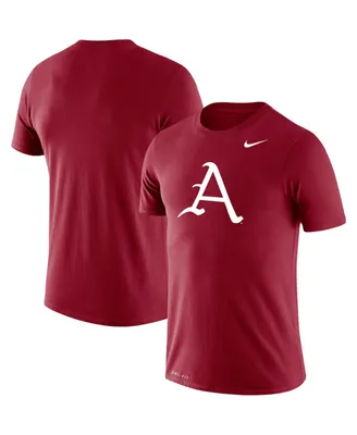 Men's Nike Cardinal Arkansas Razorbacks School Baseball Logo Legend Performance T-shirt