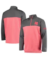 Men's Champion Scarlet Nebraska Huskers Gameday Quarter-Zip Jacket