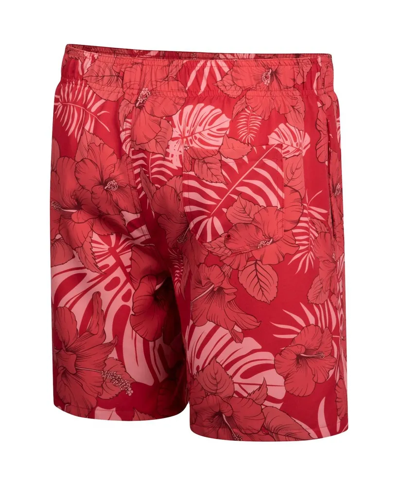 Men's Colosseum Scarlet Ohio State Buckeyes The Dude Swim Shorts