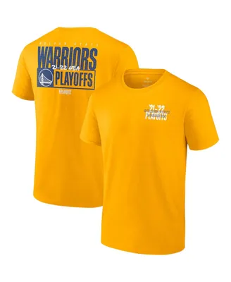 Men's Fanatics Gold Golden State Warriors 2022 Nba Playoffs Dunk T-shirt
