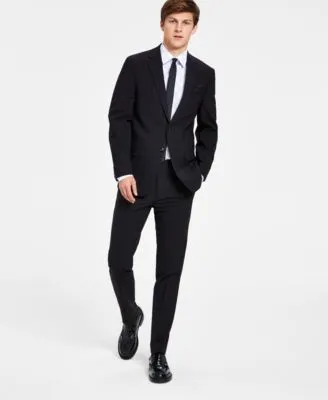 Bar Iii Mens Solid Skinny Fit Wrinkle Resistant Suit Separates Created For Macys