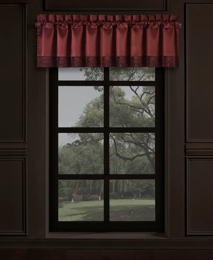 Five Queens Court Chianti Window Straight Valance