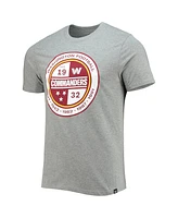 Men's '47 Brand Gray Washington Commanders Imprint Super Rival T-shirt