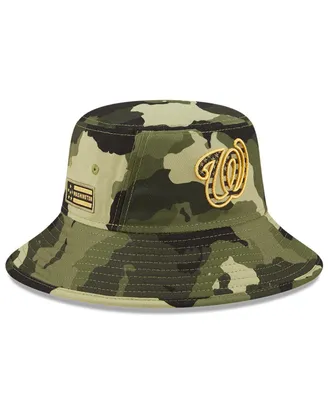 Men's New Era Camo Washington Nationals 2022 Armed Forces Day Bucket Hat