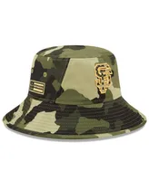 Men's New Era Camo San Francisco Giants 2022 Armed Forces Day Bucket Hat