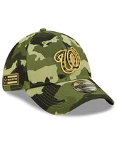 Men's New Era Camo Washington Nationals 2022 Armed Forces Day 39THIRTY Flex Hat