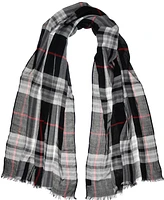 Fraas Women's Signature Plaid Lightweight Evening Wrap